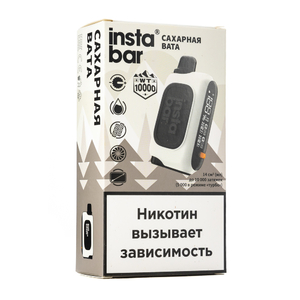 МК Одноразовая электронная сигарета Instabar by Plonq Сахарная Вата 10000 затяжек
