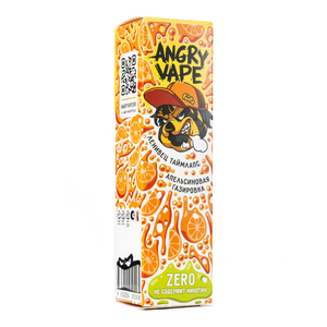 MK Жидкость Angry Vape Zero Ленивец Таимлапс (Апельсиновая Газировка) 0% 30 мл PG 50 | VG 50