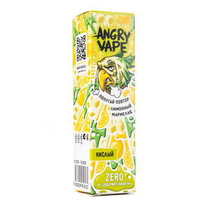 MK Жидкость Angry Vape Zero Попугай Повтор (Лимонный Мармелад) 0% 30 мл PG 50 | VG 50
