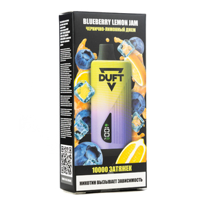 МК Одноразовая электронная сигарета Duft Blueberry Lemon Jam (Чернично Лимонный Джем) 10000 затяжек