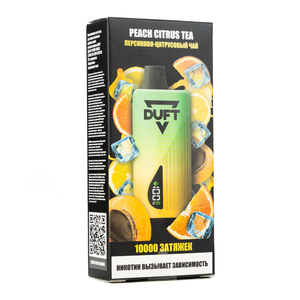 МК Одноразовая электронная сигарета Duft Peach Citrus Tea (Персиково Цитрусовый Чай) 10000 затяжек