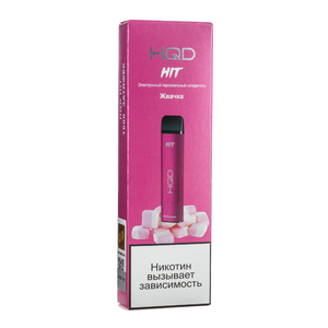 Одноразовая электронная сигарета HQD HIT Bubblegum (Жвачка)  1600 затяжек