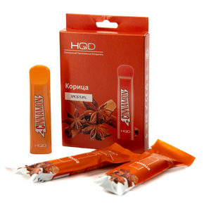 Одноразовая электронная сигарета HQD Cuvie Cinnamon (Корица) 300 затяжек