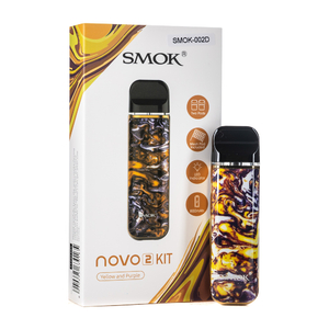POD-система Набор NOVO 2 PoD 800mAh Kit by SMOK  Yellow and Purple Resin