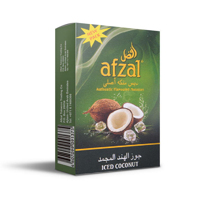 Табак Afzal Iced Coconut (Кокос лед) 50 г