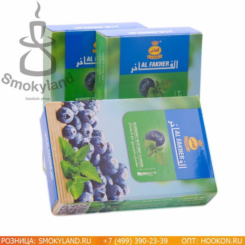 Табак Al Fakher Blueberry Mint (Аль Факер Черника мята) 50 г