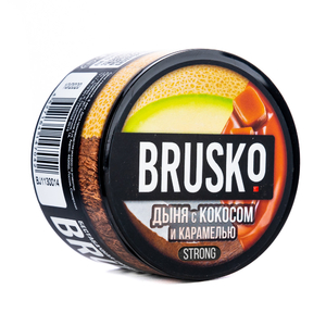 Кальянная смесь Brusko Strong  Дыня с кокосом и карамелью 50 г