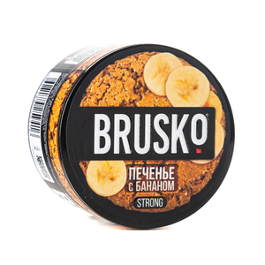 Кальянная смесь Brusko Strong Печенье с бананом 50 г