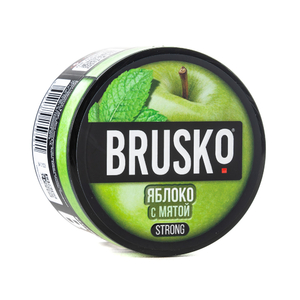 Кальянная смесь Brusko Strong Яблоко с мятой 50 г