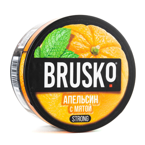Кальянная смесь BRUSKO Strong Апельсин с Мятой 250 г