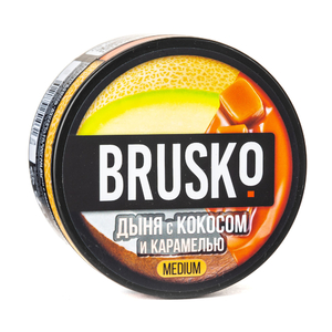 Кальянная смесь BRUSKO medium Дыня с Кокосом и Карамелью 250 г ТП