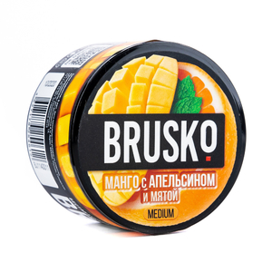 МК Кальянная смесь BRUSKO medium Манго с Апельсином и Мятой 50 г