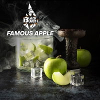 Табак Burn Black Famous Apple (Зеленое яблоко лёд) 100 г