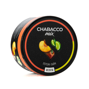 Кальянная смесь Chabacco Mix Medium Peach Lime (Персик Лайм) 50 г