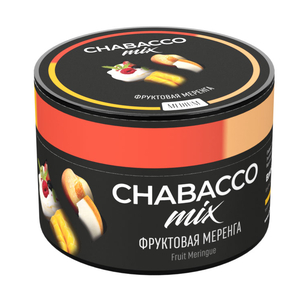 Кальянная смесь Chabacco Mix Medium Fruit meringue (Фруктовая меренга) 50 г