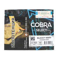 Табак Cobra SELECT Кровавая Мэри (Bloody Mary) 40 г