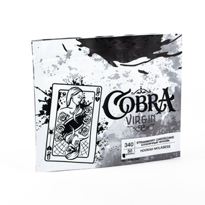 Кальянная смесь Cobra VIRGIN Клубничный Чизкейк (Strawberry Cheesecake) 50 г