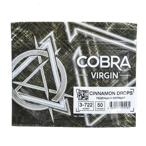 Кальянная смесь Cobra VIRGIN Леденцы с корицей (Cinnamon Drops) 50 г