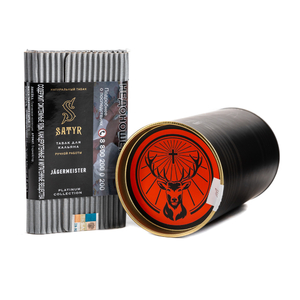 Табак Satyr Platinum Collection  Jagermester Limited Edition (Хвоя Биттер) 100 г