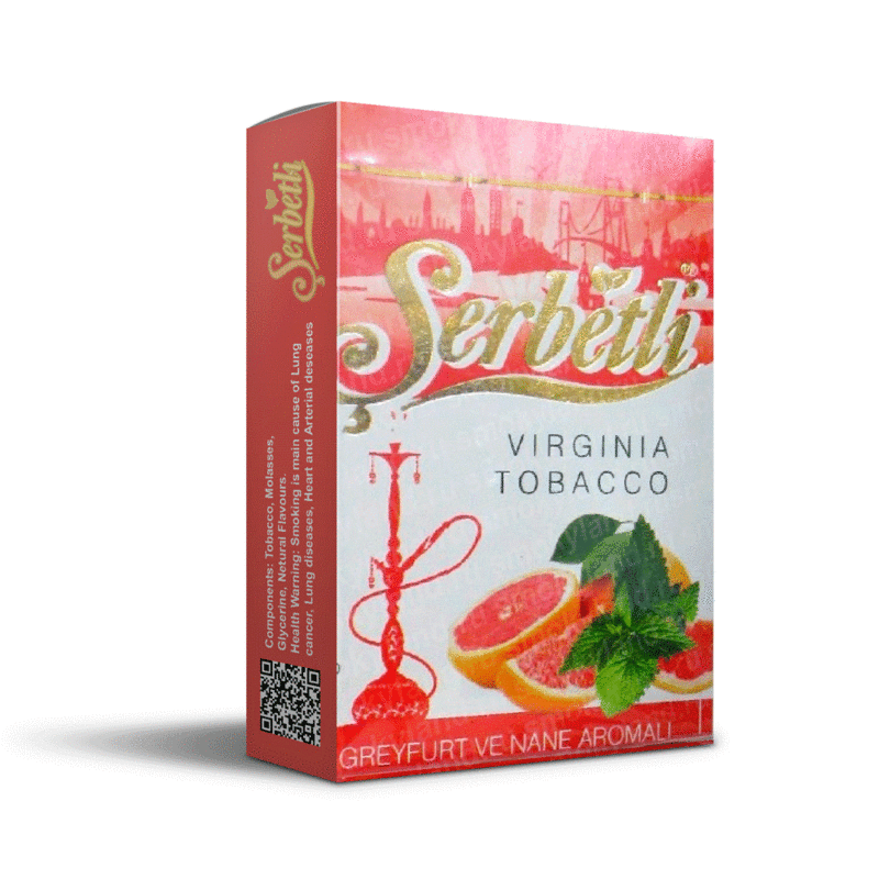 Табак Serbetli Grapefruit With-Mint (Грейпфрут с Мятой) 50 г