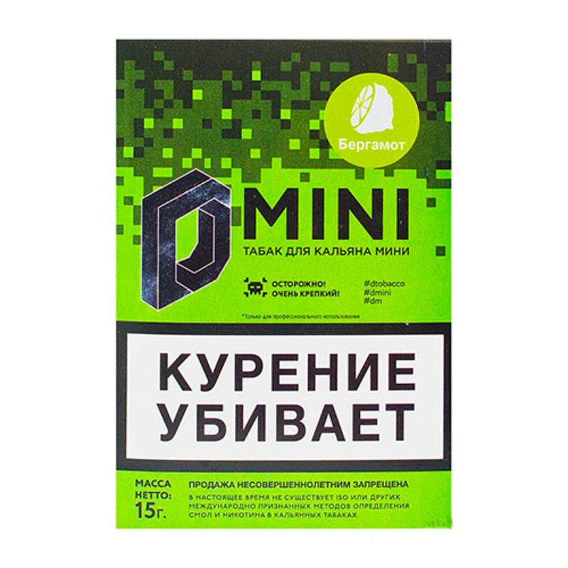 Табак D-Mini (Бергамот) 15 г