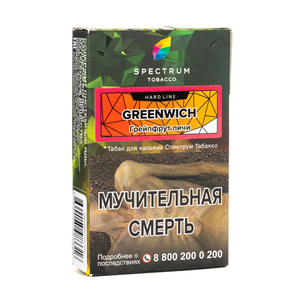 Табак Spectrum Hard Line Green Wich (Грейпфрут Личи) 40 г