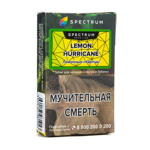 Табак Spectrum Hard Line Lemon Hurricane (Лимонные леденцы) 40 г