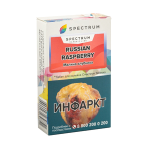 Табак Spectrum Russian Raspberry (Малина Клубника) 40 г