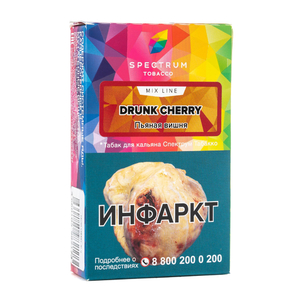 Табак Spectrum Mix Line Drunk Cherry (Вишня Ром) 40 г