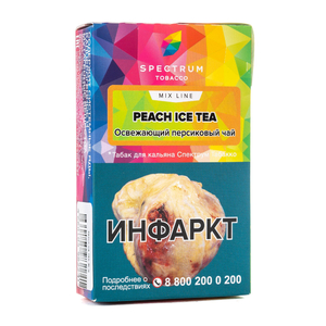 Табак Spectrum Mix Line Peach Ice Tea (Освежающий персиковый чай) 40 г