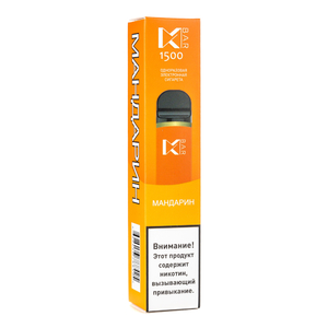 Одноразовая электронная сигарета MK BAR Tangerine (Мандарин) 1500 затяжек