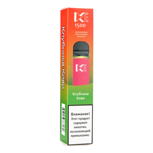 Одноразовая электронная сигарета MK BAR Strawberry Kiwi (Клубника Киви) 1500 затяжек