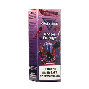 MK Жидкость Crazy Vibe Grape Energy 2% 10 мл PG 50 | VG 50