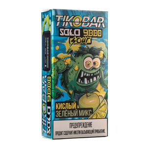 MK Одноразовая Электронная Сигарета TIKOBAR Solo Sour Green Soda (Кислый Зеленый Микс) 9000 Затяжек