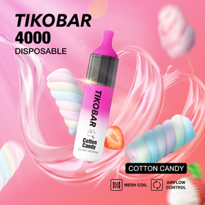 Одноразовая Электронная Сигарета TIKOBAR Cotton Candy 4000 Затяжек