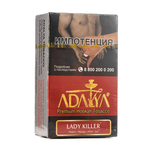 Табак Adalya Lady Killer (Персик манго мята лед) 20 гр