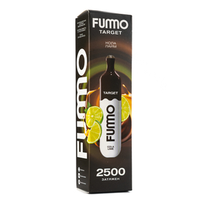 Одноразовая электронная сигарета Fummo Target Cola Lime (Кола лайм) 2500 затяжек