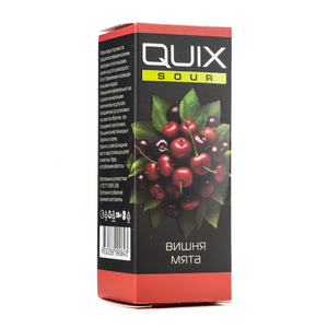МК Жидкость QUIX Sour Вишня Мята 0% 28 мл PG 50 | VG 50