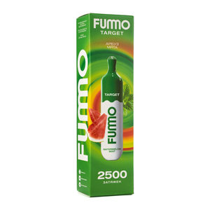 Одноразовая электронная сигарета Fummo Target Watermelon Mint (Арбуз мята) 2500 затяжек
