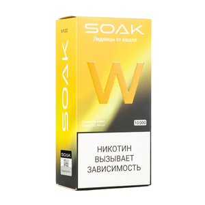 МК Одноразовая электронная сигарета SOAK W Cough Drops (Леденцы от кашля) 10000 затяжек