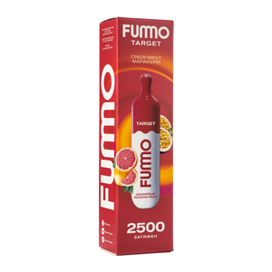 Одноразовая электронная сигарета Fummo Target Grapefruit Passion Fruit (Грейпфрут маракуйя) 2500 затяжек
