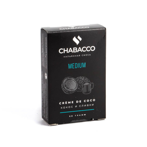 МК Кальянная смесь Chabacco Medium Creme De Coco (Кокос и сливки) 50 г