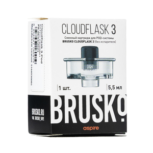 Упаковка Картриджей Brusko Cloudflask 3 5.5 мл (В упаковке 1 шт)