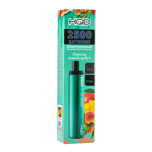 МК Одноразовая электронная сигарета HQD MAXX Персик манго-арбуз 2500 затяжек
