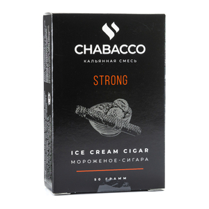 МК Кальянная смесь Chabacco Strong  Ice Cream Cigar (Мороженое сигара) 50 г