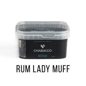 Кальянная смесь Chabacco Medium Rum lady muff (Ром баба) 200 г ТП
