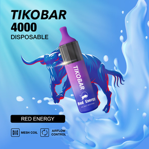 Одноразовая Электронная Сигарета TIKOBAR Red Energy 4000 Затяжек