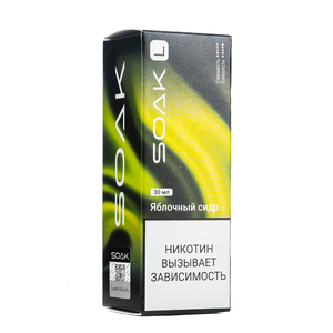 MK Жидкость SOAK L Яблочный Сидр 2% 30 мл PG 50 | VG 50