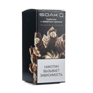 МК Упаковка сменных картриджей Soak Q Трубочки с заварным кремом 4,8 мл 2% (Предзаправленный картридж) (В упаковке 1 шт)