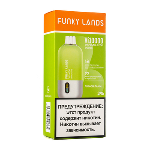 МК Одноразовая электронная сигарета FUNKY LANDS Vi10000 by lostmary Lemon Lime (Лимон Лайм) 10000 затяжек